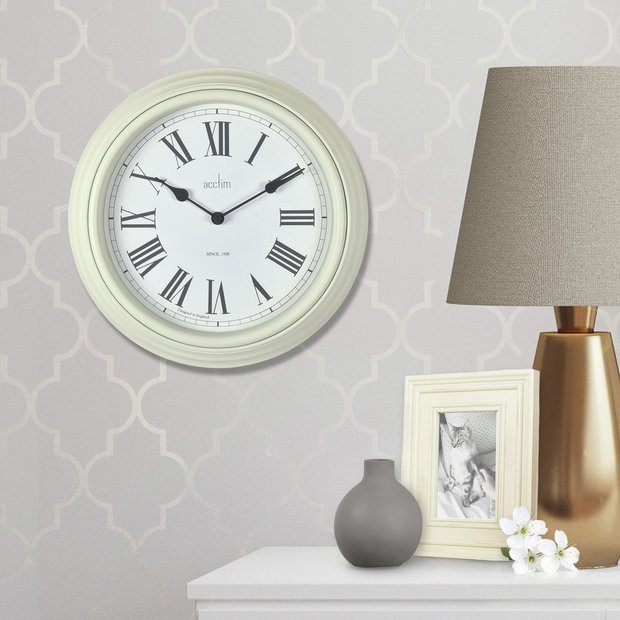 Buy Acctim Vintage Wall Clock Cream Clocks Argos