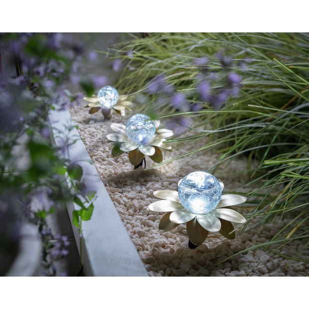 Solar light deals up flowers