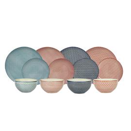 Multi coloured dinner set best sale