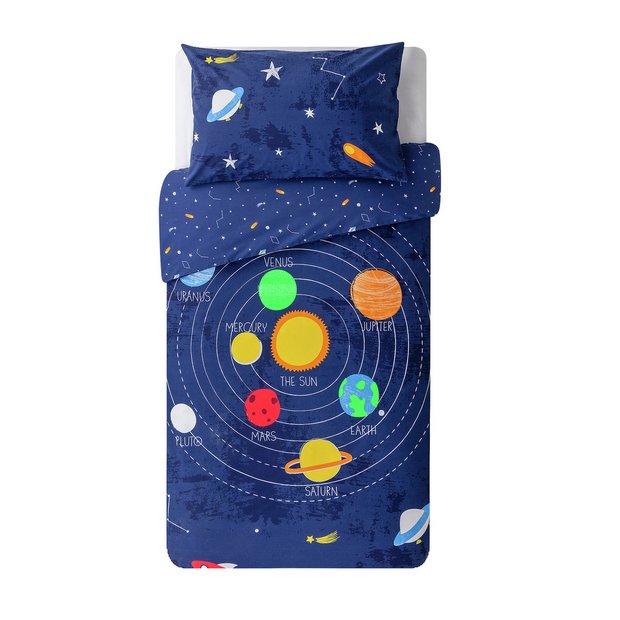 Buy Argos Home Solar System Bedding Set Single Kids Duvet