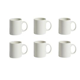 Argos Home Set of 6 Mugs - White