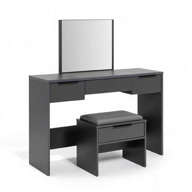 Buy Argos Home Hallingford 3 Drawer Dressing Table Anthracite