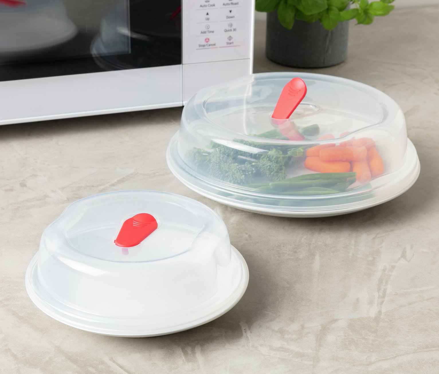 Argos Home Set of 2 Microwave Cover Set