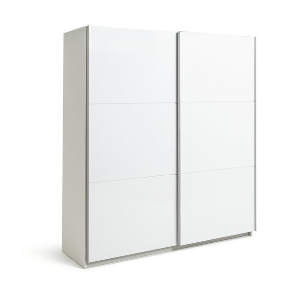 Buy Argos Home Holsted White Gloss Large Sliding Wardrobe