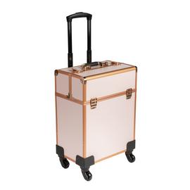 Pink Professional Make-up Trolley Case