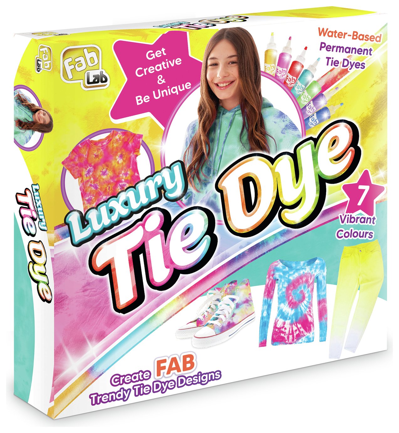 FabLab Luxury Tie Dye Kit for Kids