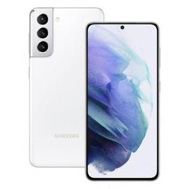 SIM Free Samsung S21 5G 128GB Mobile Phone - Phantom White