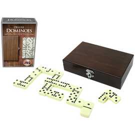 Craftsman Wood Veneer Deluxe Dominoes