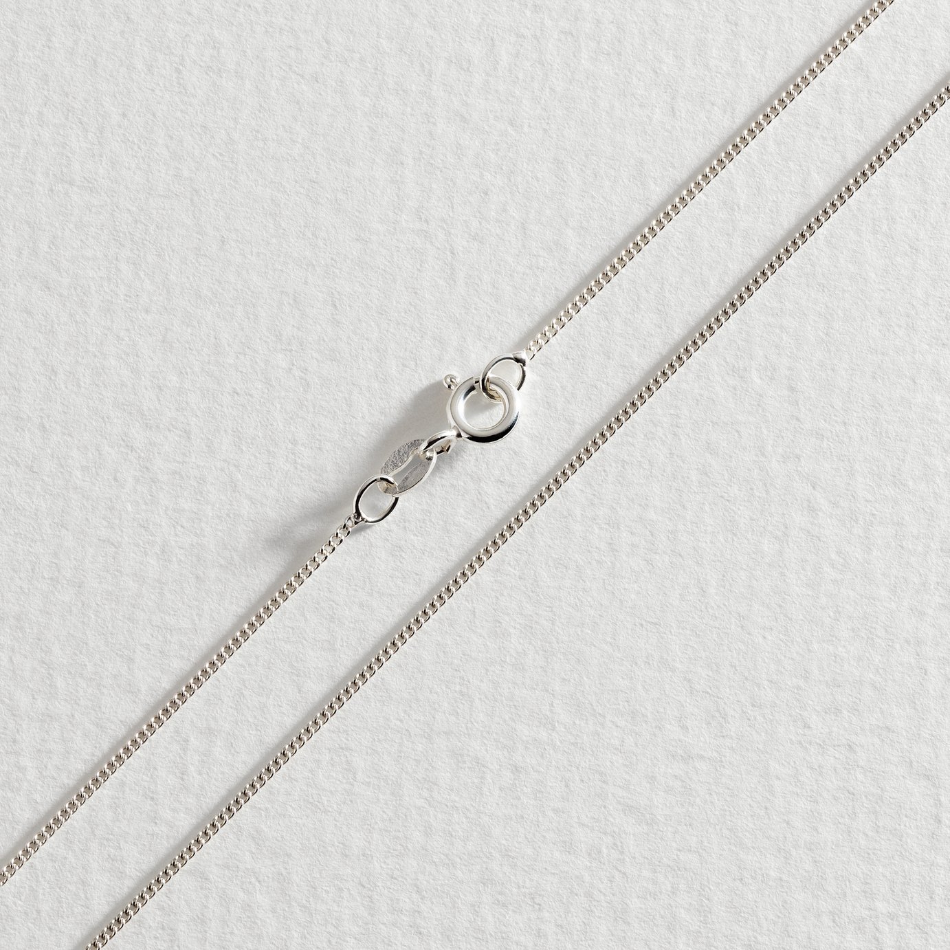 Buy Revere Sterling Silver Oval Belcher 20 Inch Chain Womens