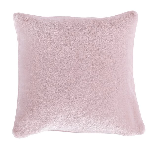 Buy Argos Home Supersoft Fleece Cushion Blush Pink Cushions