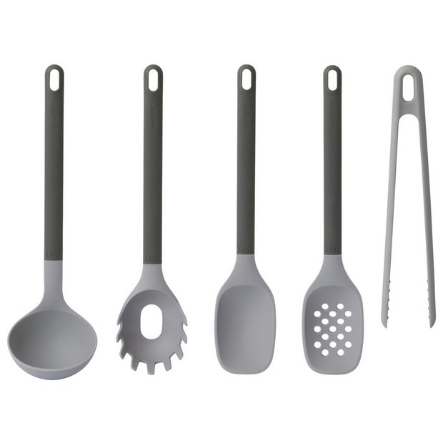 Buy BergHOFF 5 Piece Utensil Set - Grey | Kitchen utensils | Argos