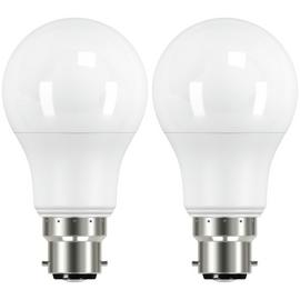 Argos Home 8W LED BC Dimmable Light Bulb - 2 Pack