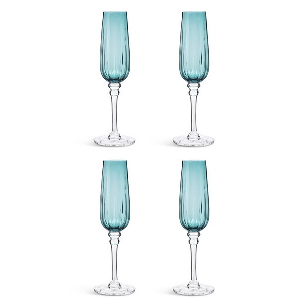 Buy Habitat Japonica Set of 4 Prosecco Glasses | Glassware | Habitat