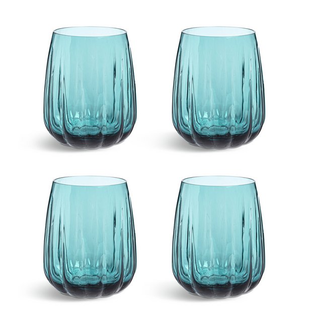 Buy Habitat Japonica Set of 4 Tumbler Glasses | Glassware | Habitat