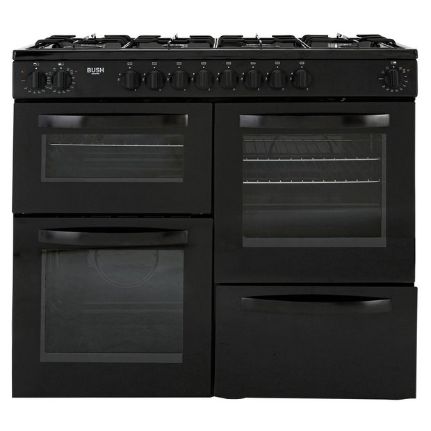 Buy Bush BRC100DHEB 100cm Dual Fuel Range Cooker - Black | Range cookers | Argos