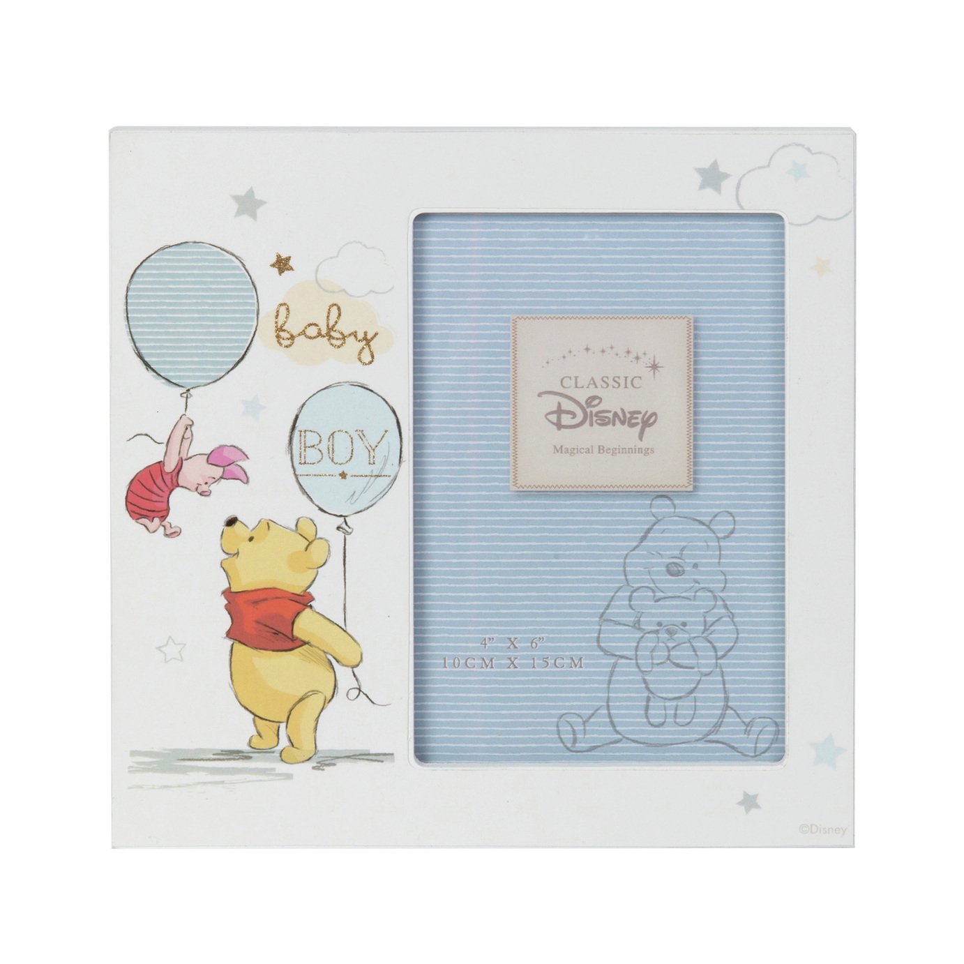 Winnie The Pooh Baby Boy Frame