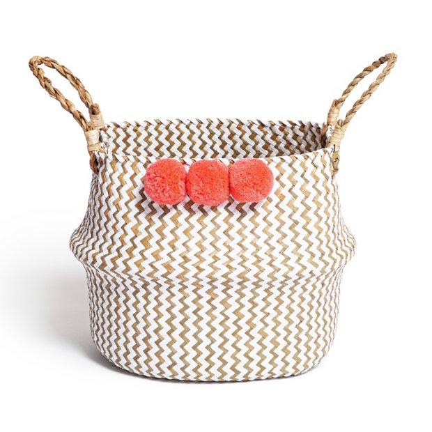 Buy Habitat Novelty Pom Basket | Storage baskets |