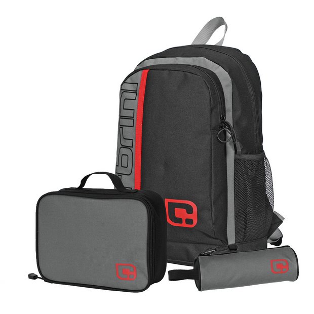 Carbrini Hacker 3 in 1 19L Backpack - Black and Grey
