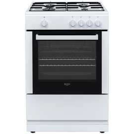 Bush BGC60SWX 60cm Single Gas Cooker - White