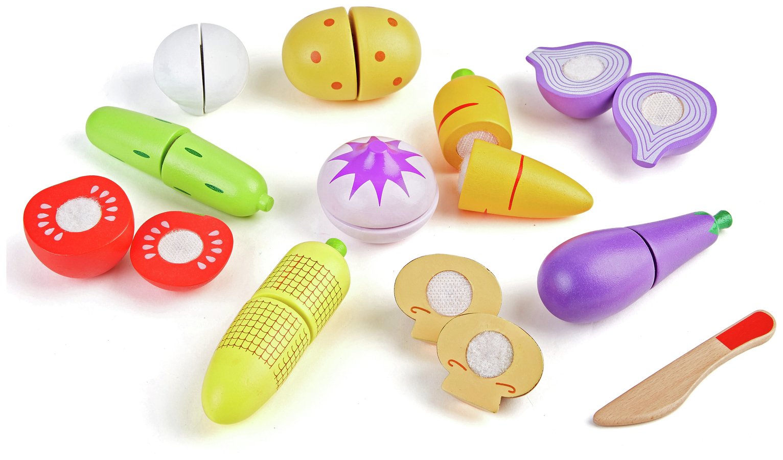plastic fruit and vegetables toys argos