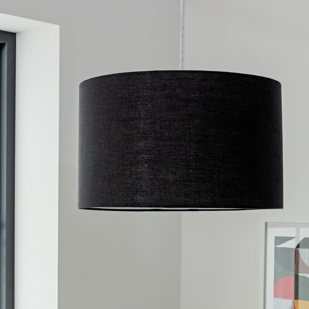 Black store lampshade argos