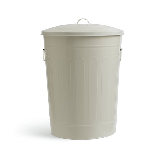 Buy Habitat 49 Litre Trash Can Bin - Cream | Kitchen bins | Habitat