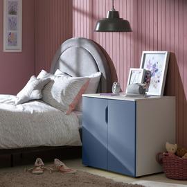Buy Habitat Pod 2 Door Short Wardrobe Grey Kids wardrobes Argos