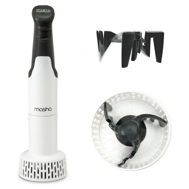 Masha by Sensio Home Official Electric Potato Masher, Hand Blender 3-in-1  Set Multi Tool - Blends, Purees and Whisks