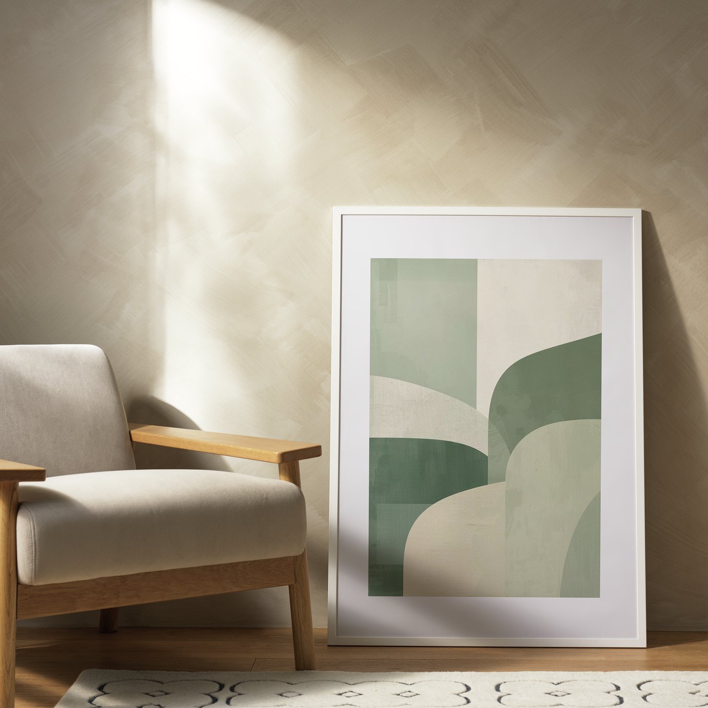 Habitat Ontario White Wooden Picture Frame - 70X100cm