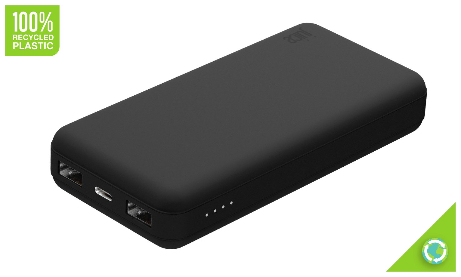 Juice Max 20000mAh Portable Power Bank with 20W PD - Black