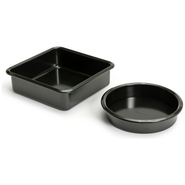 Buy Argos Home 2 Piece Non Stick Cake Tins, Bakeware