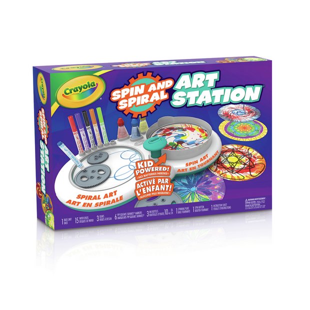 Crayola Spin & Spiral Art Station Activity Kit