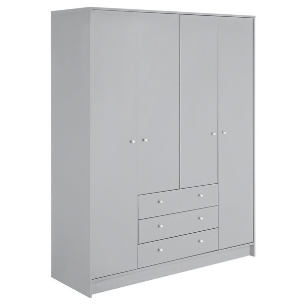 Machinto 3 door 4 drawer deals wardrobe