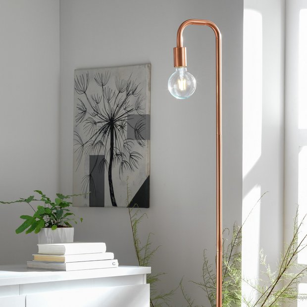 Rose gold hot sale lamp argos