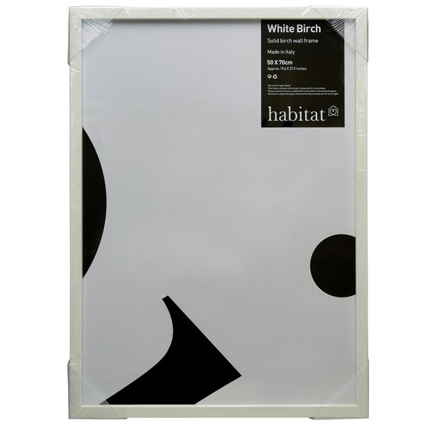 Buy Habitat Birch 50 X 70cm X 28inch White Picture Frame Picture Frames Habitat