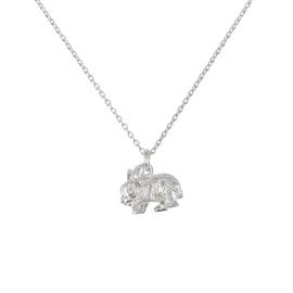 Revere Sterling Silver Bunny Pendant Necklace