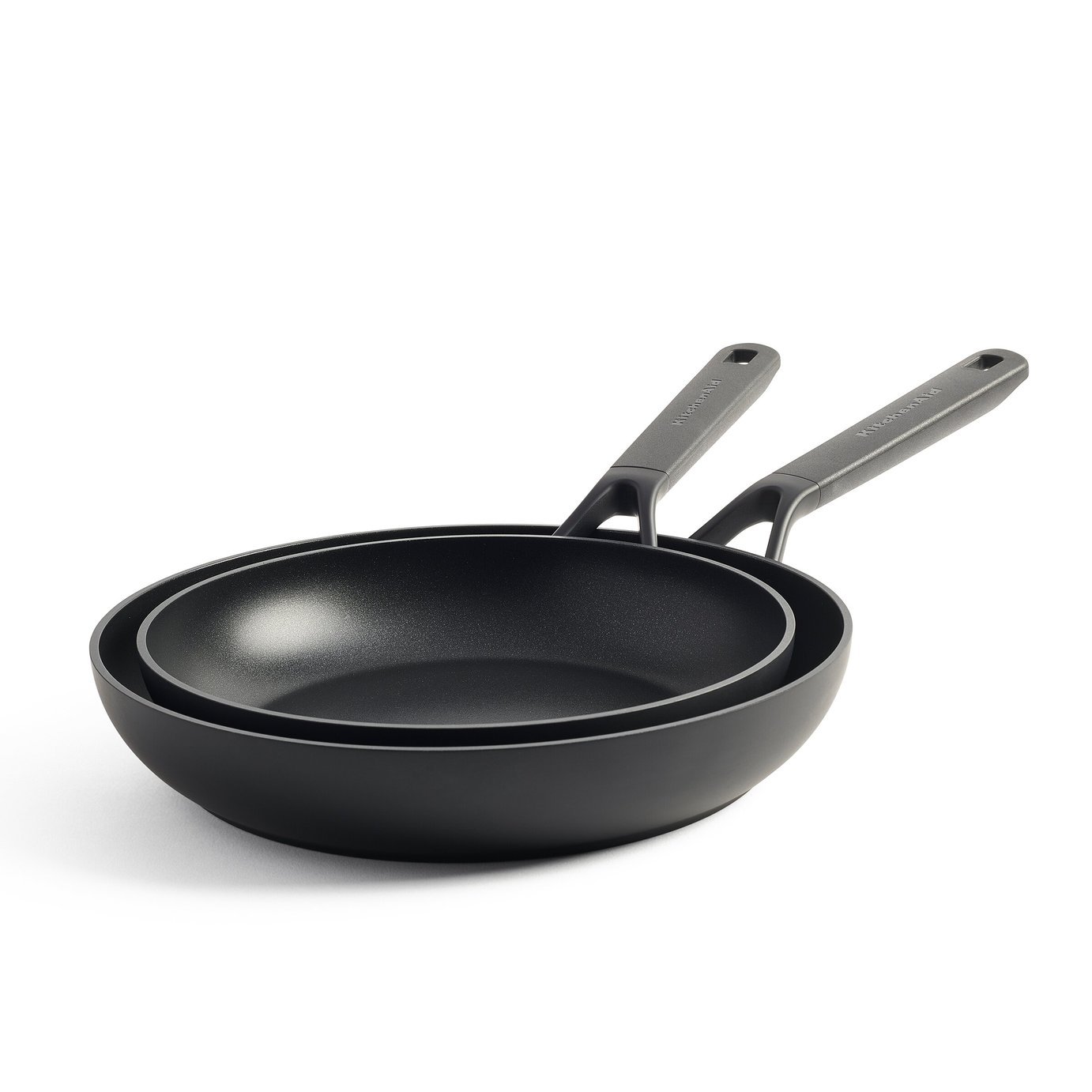 KitchenAid 2 Piece Non-Stick Aluminium Classic Frying Pan Set