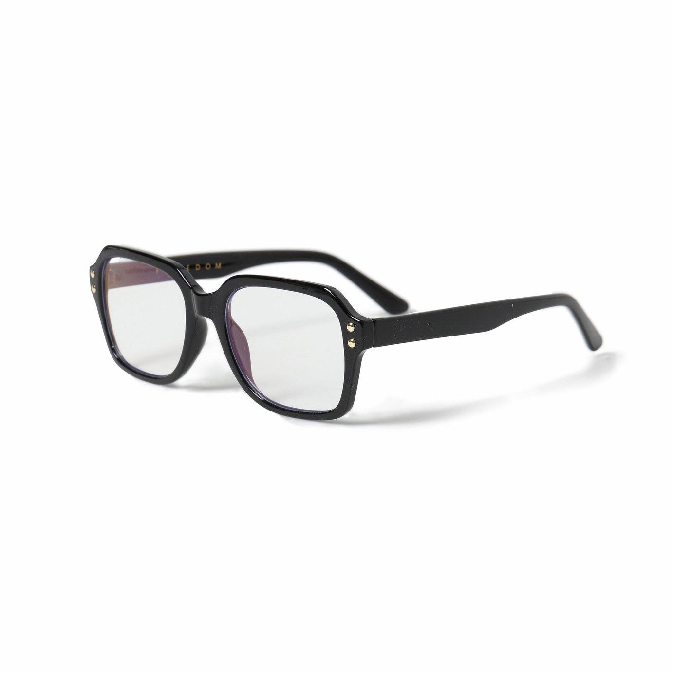Freedom Black Square Blue Light Glasses