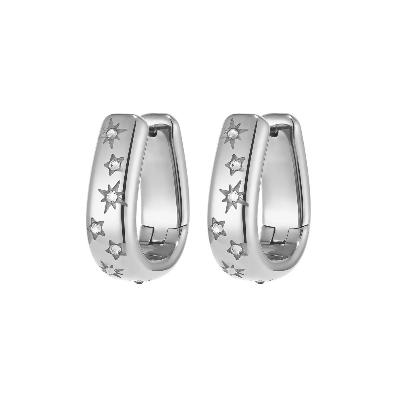 Olivia Burton Celestial Stainless Steel Wide Hoop Earrings