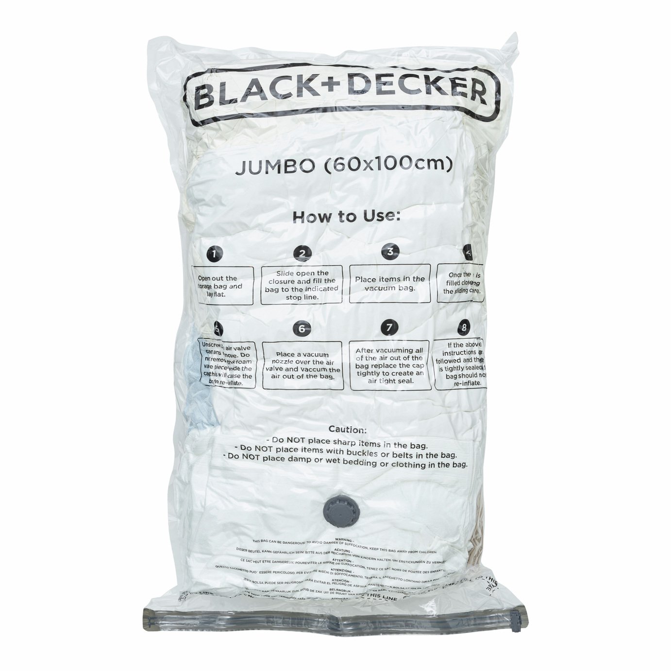 Black + Decker Extra Large Vacuum Storage Bag - Pack of 3