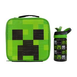 Zak Minecraft Lunch Bag And Bottle Set - 470ml