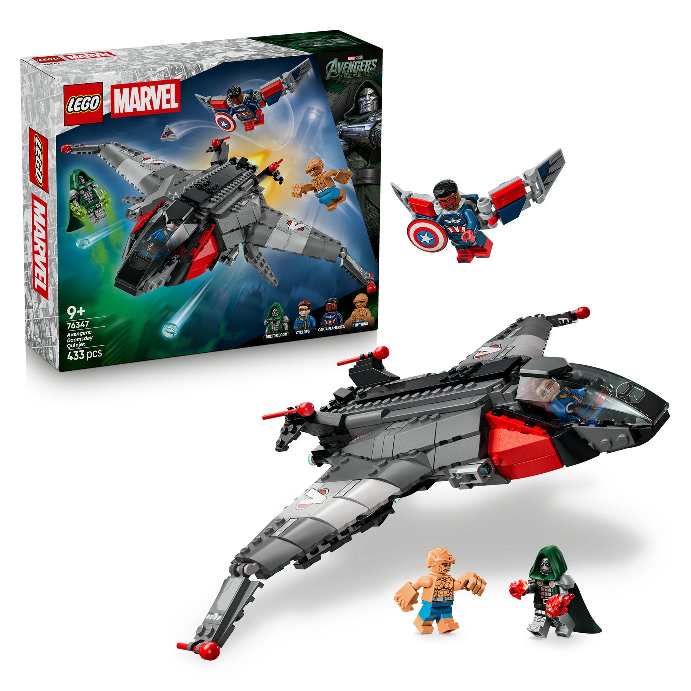 LEGO Marvel Avengers: Doomsday Quinjet Building Toy 76347 PREORDER