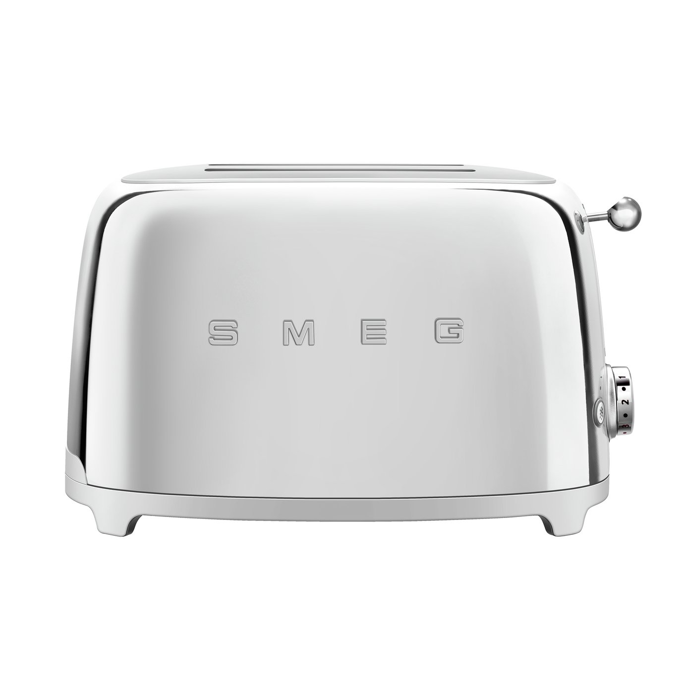 Smeg TSF01SSUK 2 Slice Toaster - Polished Stainless Steel