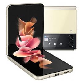 SIM Free Samsung Galaxy Z Flip3 5G 256GB Mobile Phone Cream