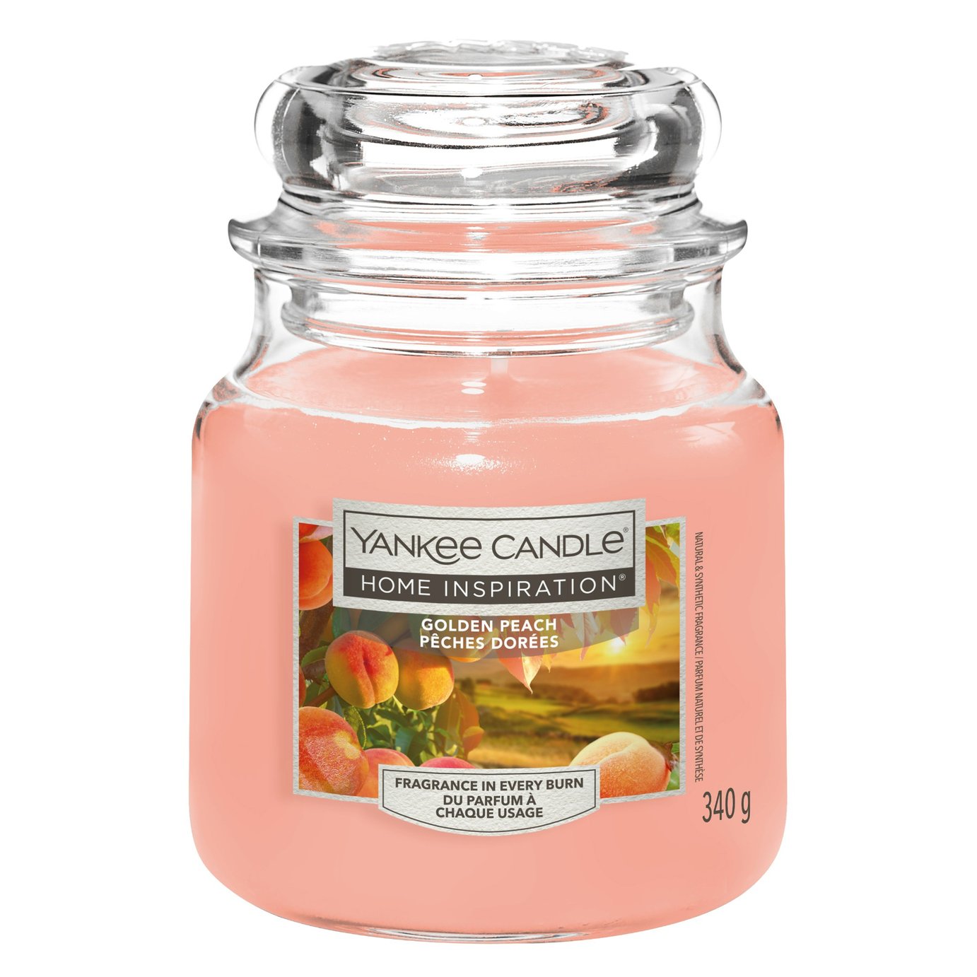 Yankee Candle Home Inspiration Medium Jar Candle - Golden Peach