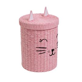 Argos Home Cat Kids Laundry Basket with Lid - Pink