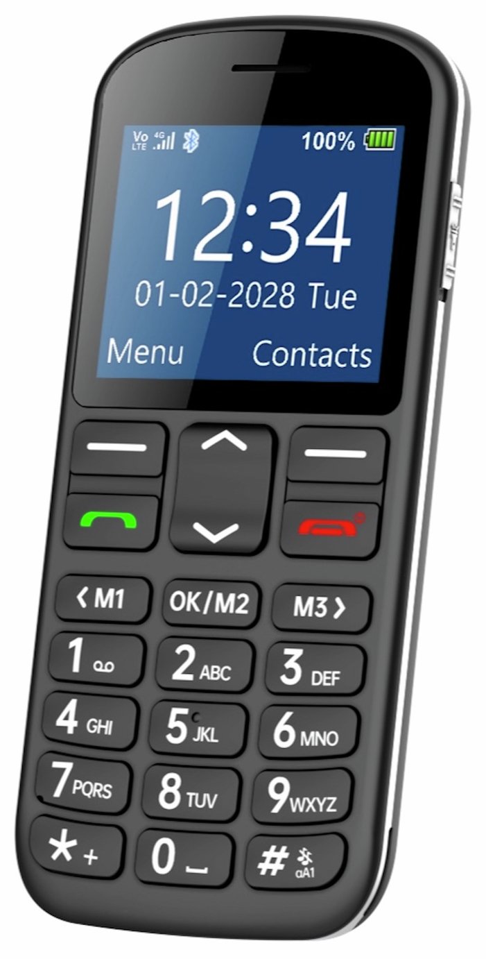 SIM Free Opel Mobile BigButton M Mobile Phone - Black