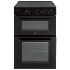 Buy Bush DHBETC50B 50cm Twin Cavity Electric Cooker Black