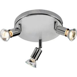 Argos Home Cromer 3 Spotlight Ceiling Plate - Silver