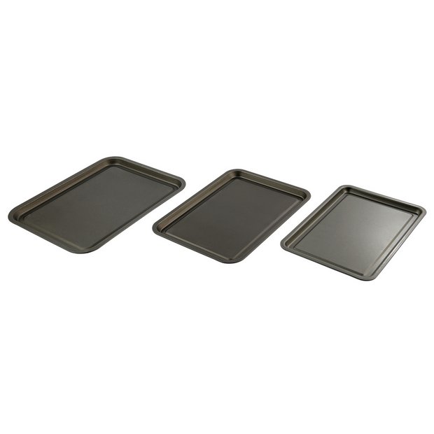 Set Of 3 Oven Trays 